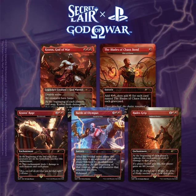 Secret Lair X Playstation - God of War