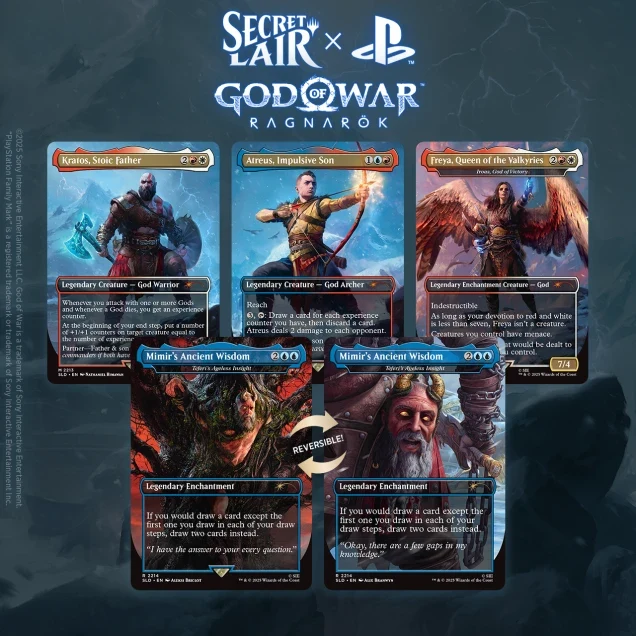Secret Lair X Playstation - God of War : Ragnarok