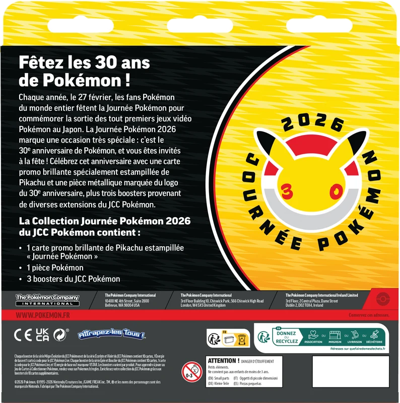 COFFRET JOURNEE POKEMON 2026