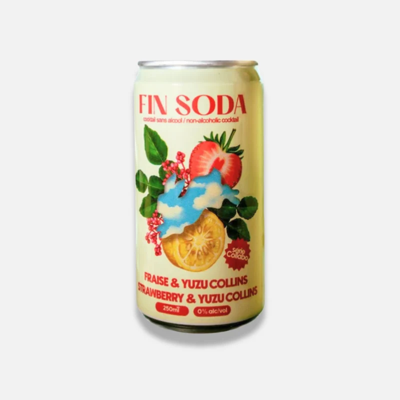 Fin Soda - Fraise Yuzu Collins