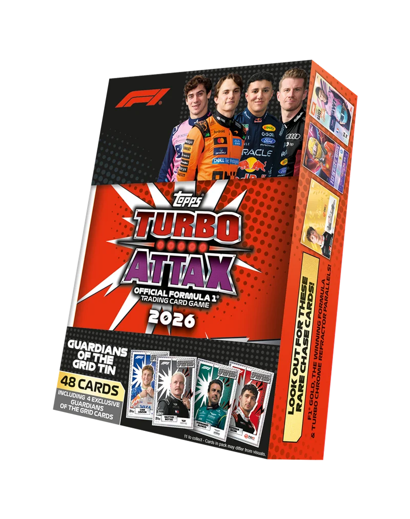 Topps F1 Turbo Attax 26/27 - Coffrets métalliques géants (Mega Tins)