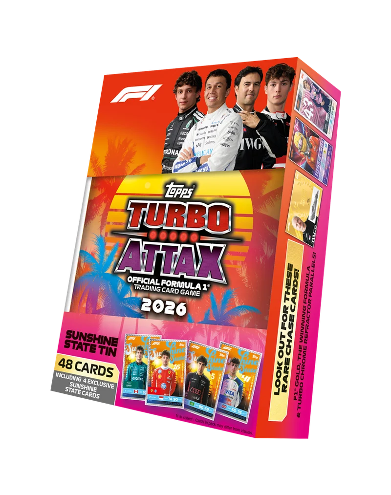 Topps F1 Turbo Attax 26/27 - Coffrets métalliques géants (Mega Tins)