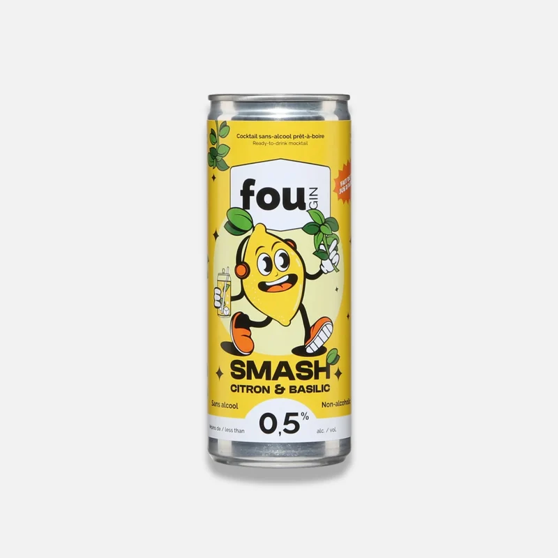 Fou Gin - Smash Citron & Basilic