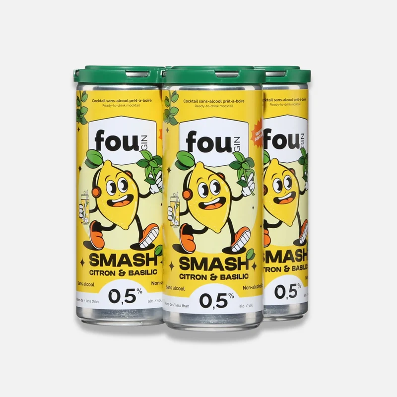 Fou Gin - Smash Citron & Basilic