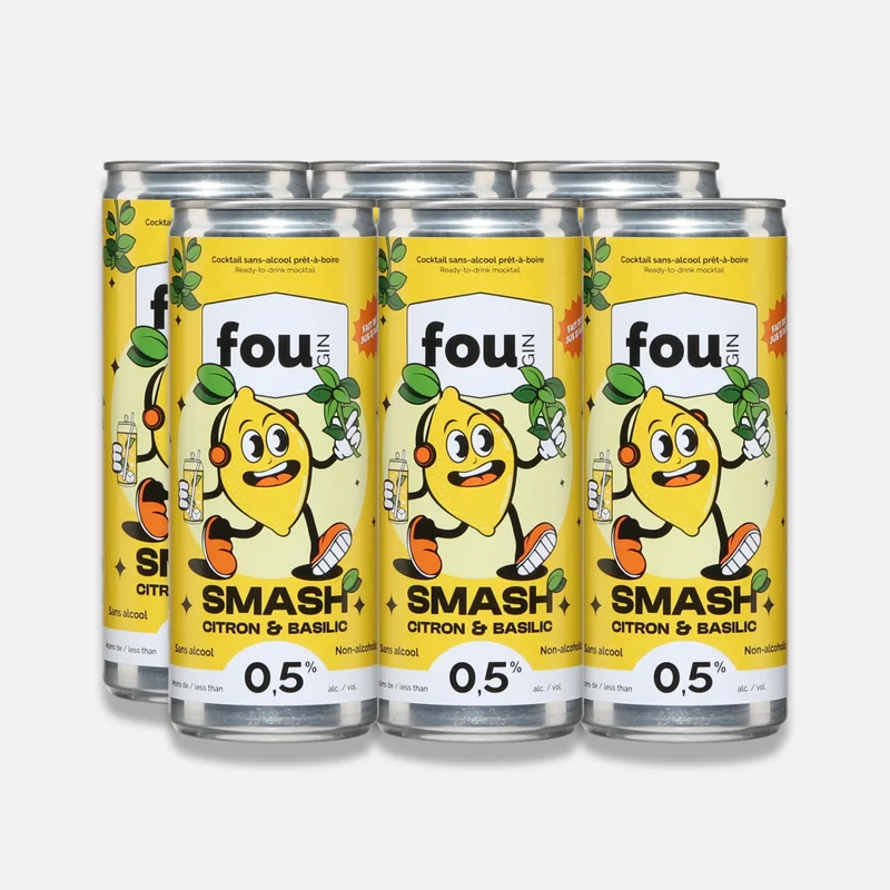 Fou Gin - Smash Citron & Basilic
