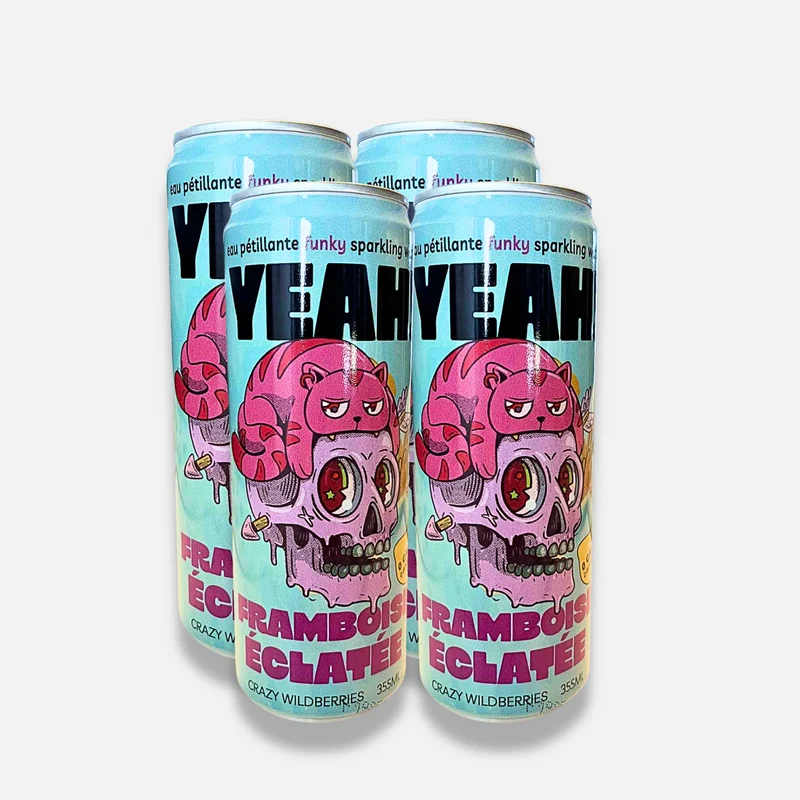 Maltco – Eau pétillante Funky Framboise éclatée