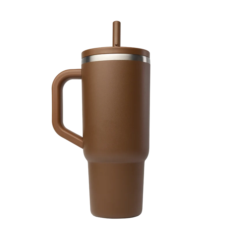 Travel Cup isotherme bouchon étanche - Matt Chocolat