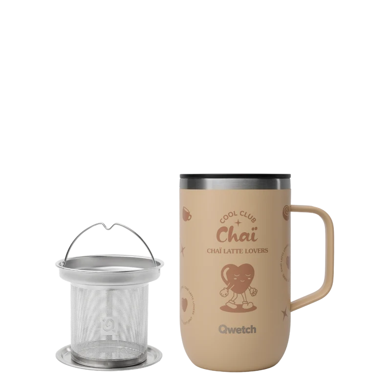 Mug Tisanière isotherme - Cool Club Lin