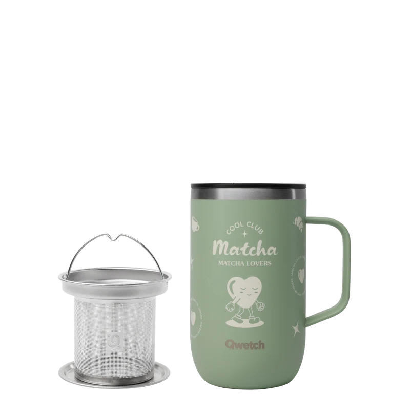 Mug Tisanière isotherme - Cool Club Tilleul