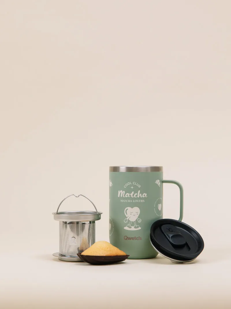 Mug Tisanière isotherme - Cool Club Tilleul