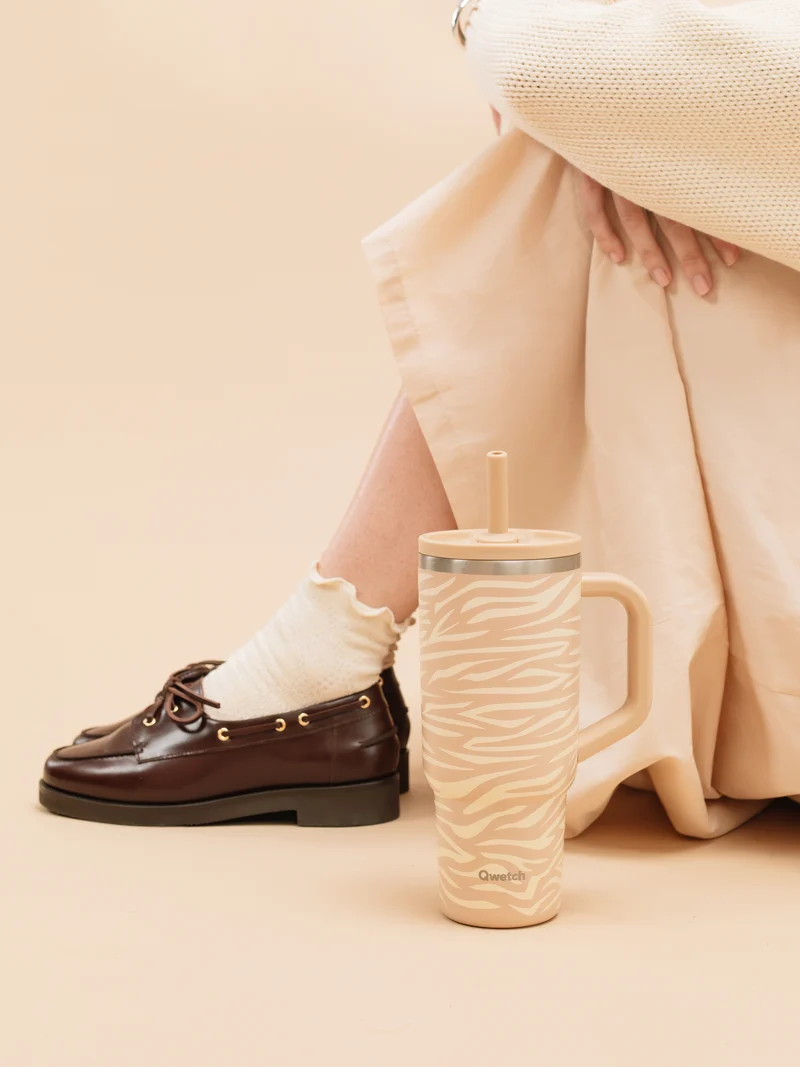 Travel Cup isotherme bouchon étanche - Wild Zebra Lin