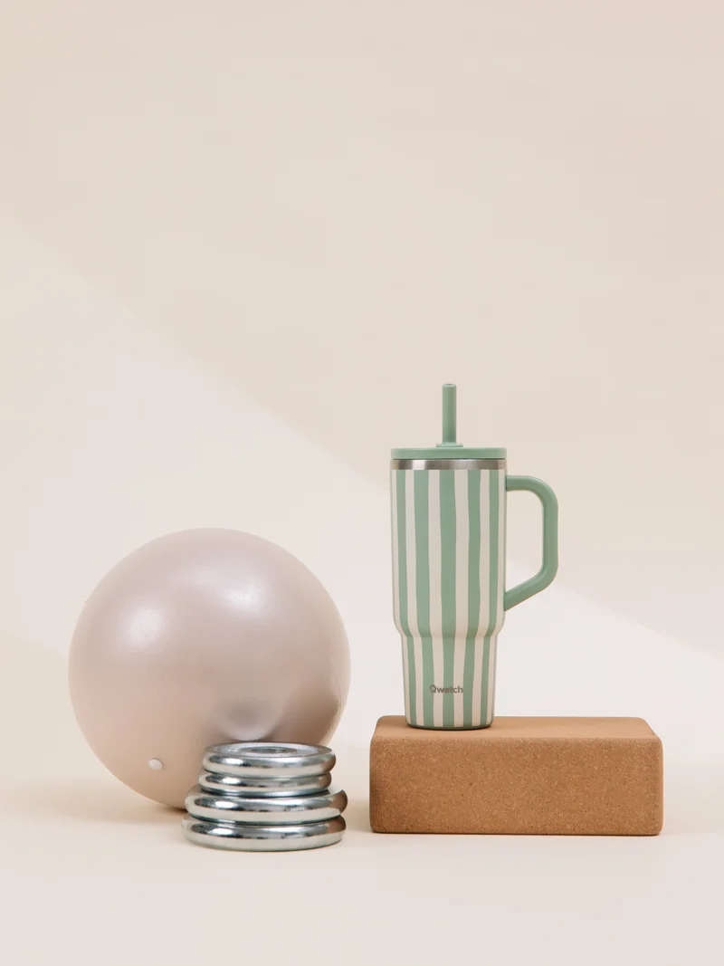 Travel Cup isotherme bouchon étanche - Allure Matt Tilleul