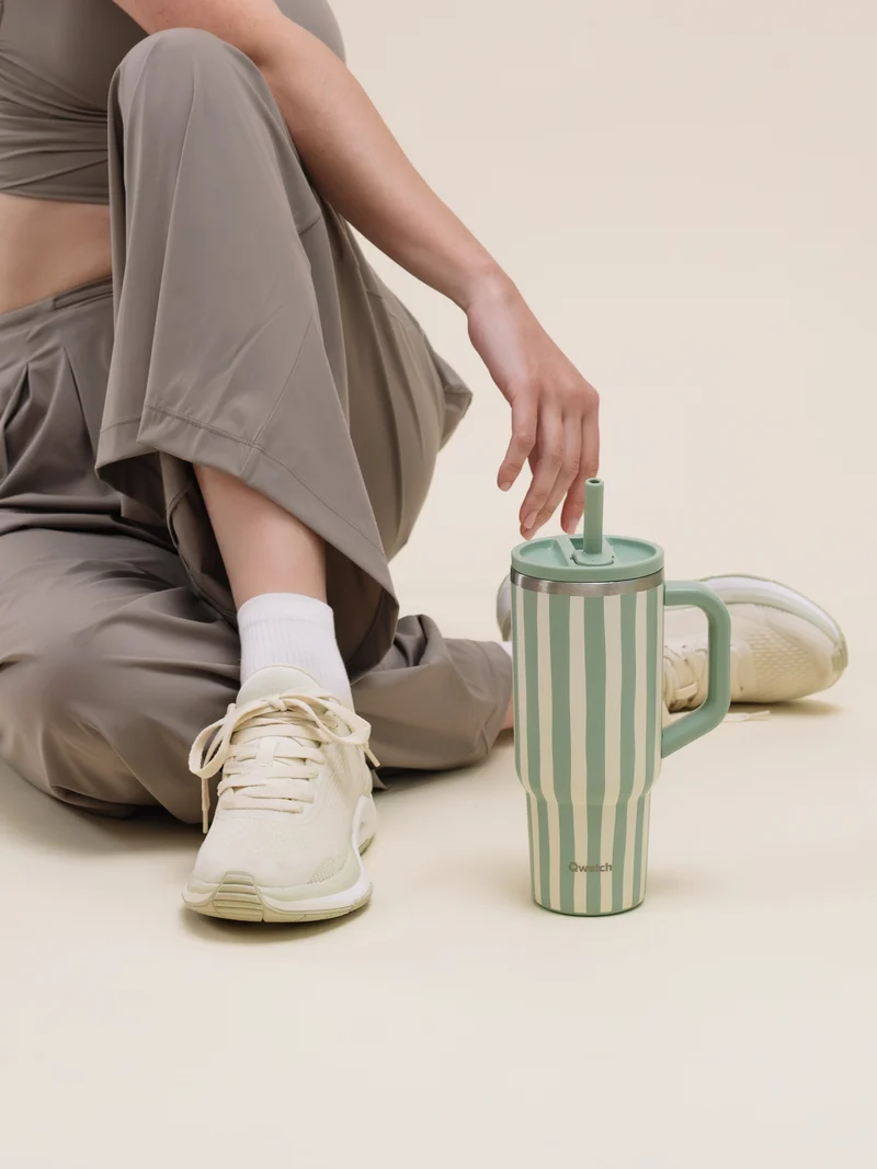 Travel Cup isotherme bouchon étanche - Allure Matt Tilleul