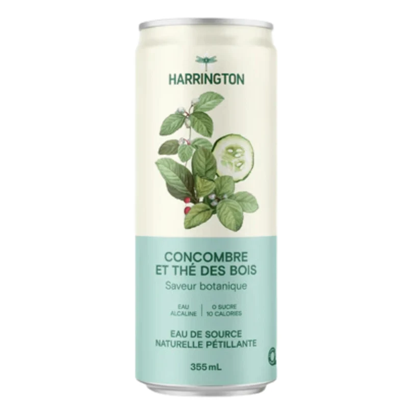 Harrington – Extrait de concombre et thé des bois – Pack de 3 × 355 ml