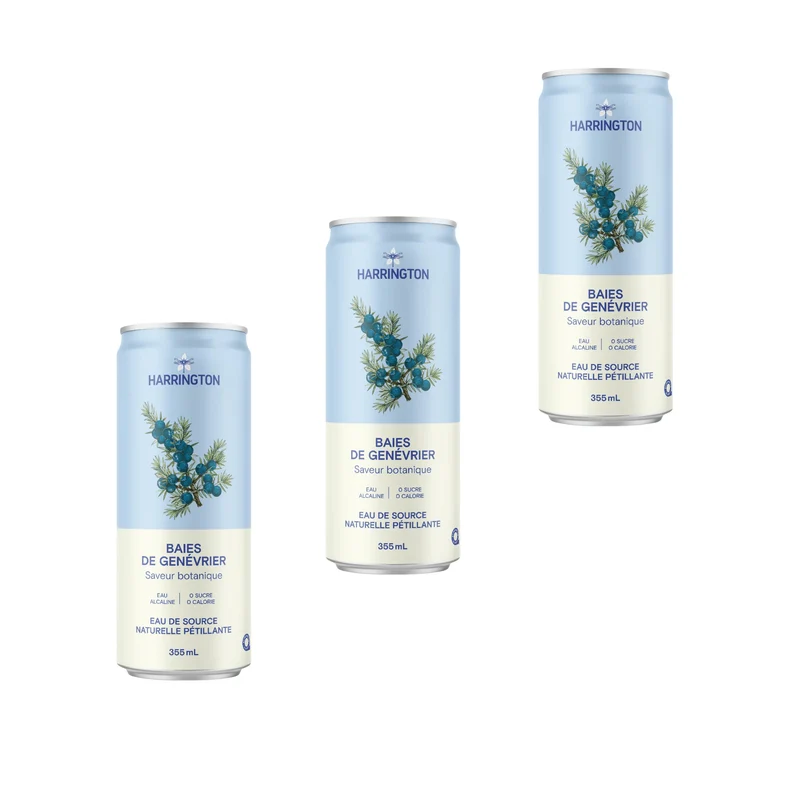 Harrington – Extrait de baie de Genévrier – Pack de 3 × 355 ml