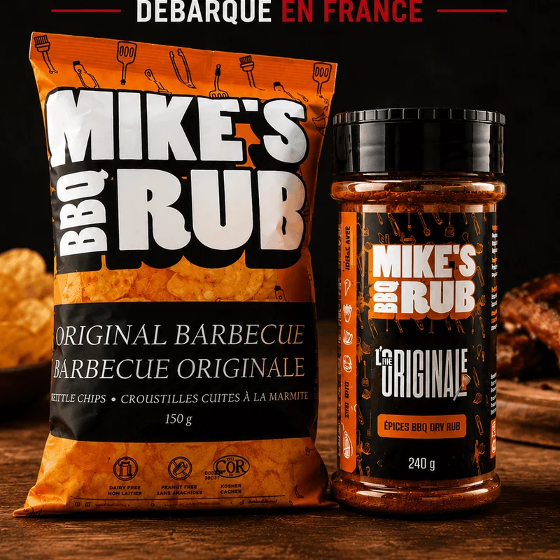 Mike's BBQ Experience Pack — Rub L'Originale 240 g + Chips BBQ 150 g