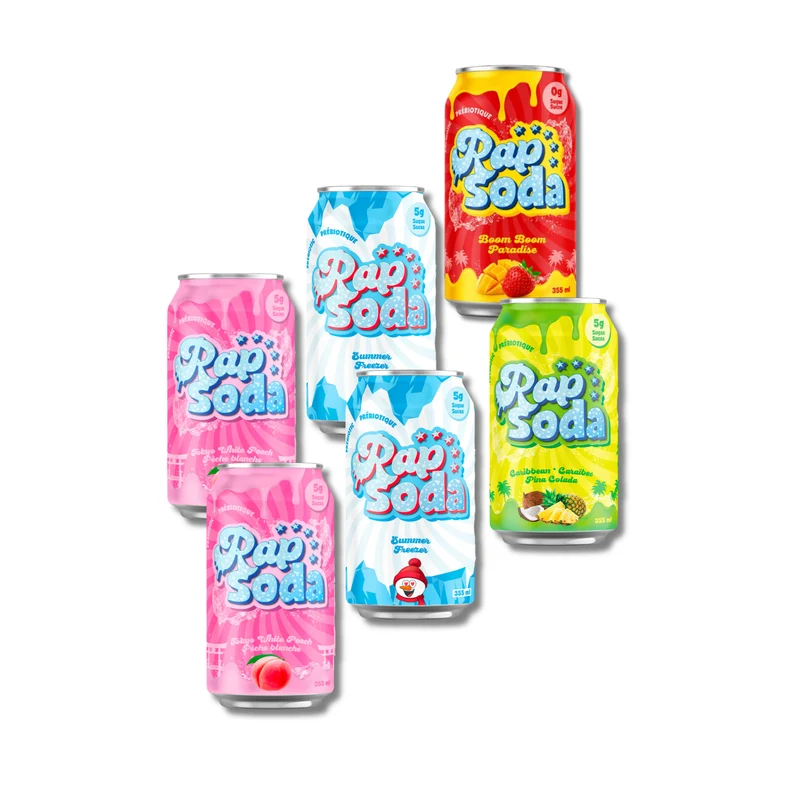 Pack Découverte Rap Soda Classic - 8 x 355mL