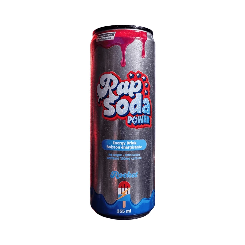Pack Découverte Rap Soda Power - boissons énergisantes sans sucres - 10 x 355mL