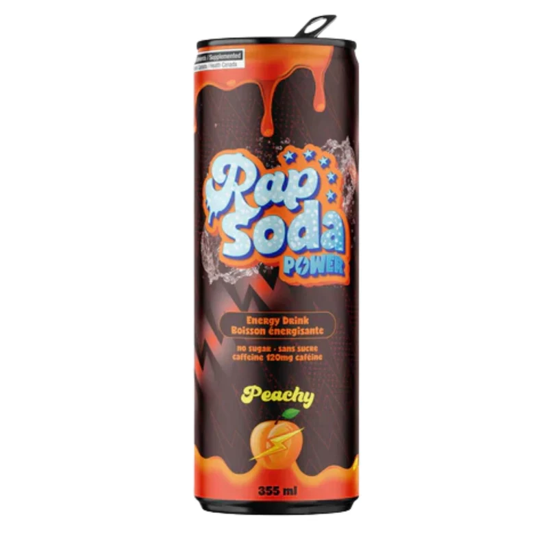 Pack Découverte Rap Soda Power - boissons énergisantes sans sucres - 10 x 355mL
