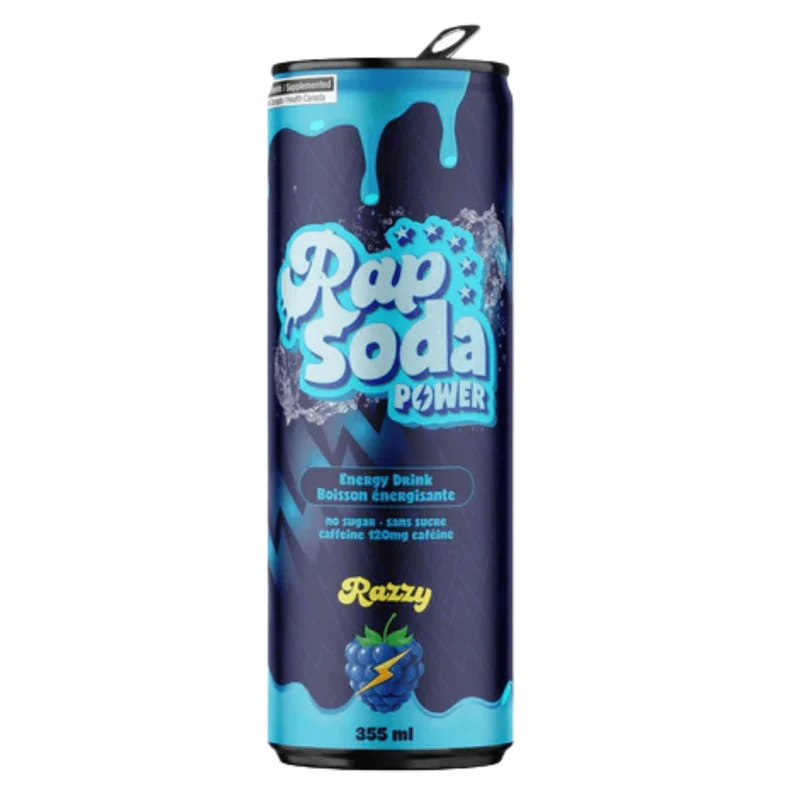 Pack Découverte Rap Soda Power - boissons énergisantes sans sucres - 10 x 355mL