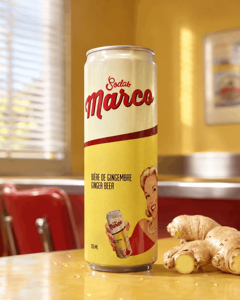 Pack Découverte Sodas Marco - sodas artisanaux du Québec - 6 x 355mL