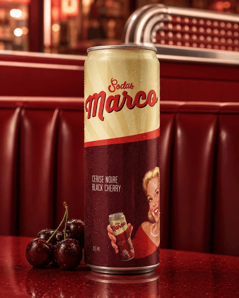 Pack Découverte Sodas Marco - sodas artisanaux du Québec - 6 x 355mL