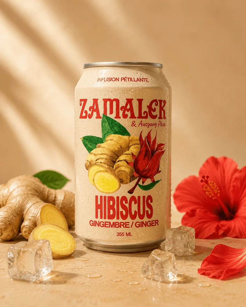 Pack Découverte Zamalek - boissons à l'hibiscus - 6 x 355mL