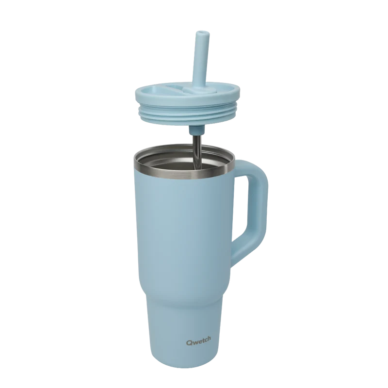 Travel Cup isotherme bouchon étanche - Pastel Bleu