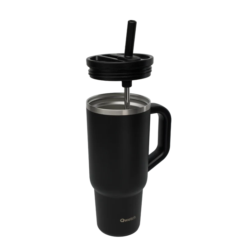 Travel Cup isotherme bouchon étanche - Matt Noir