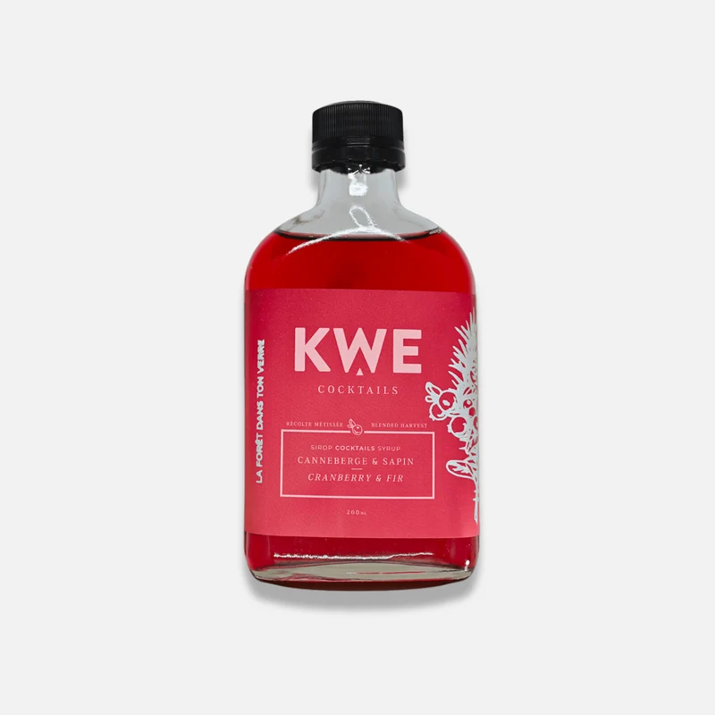 KWE - Sirop Canneberge & Sapin