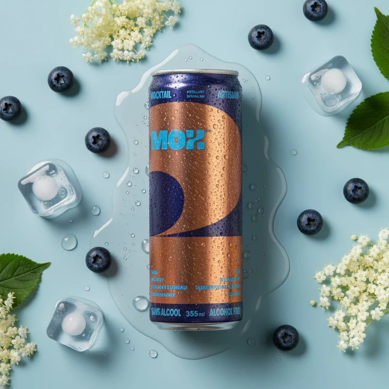 Mox 2 - Gin bleuets sureau gingembre