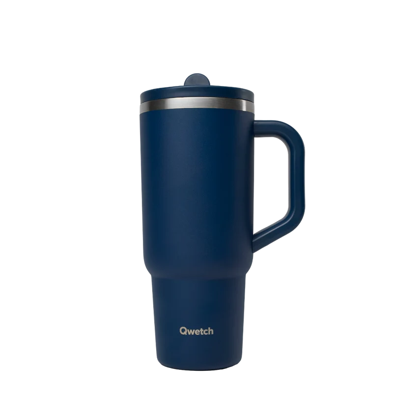 Travel Cup isotherme bouchon étanche - Matt Bleu Nuit