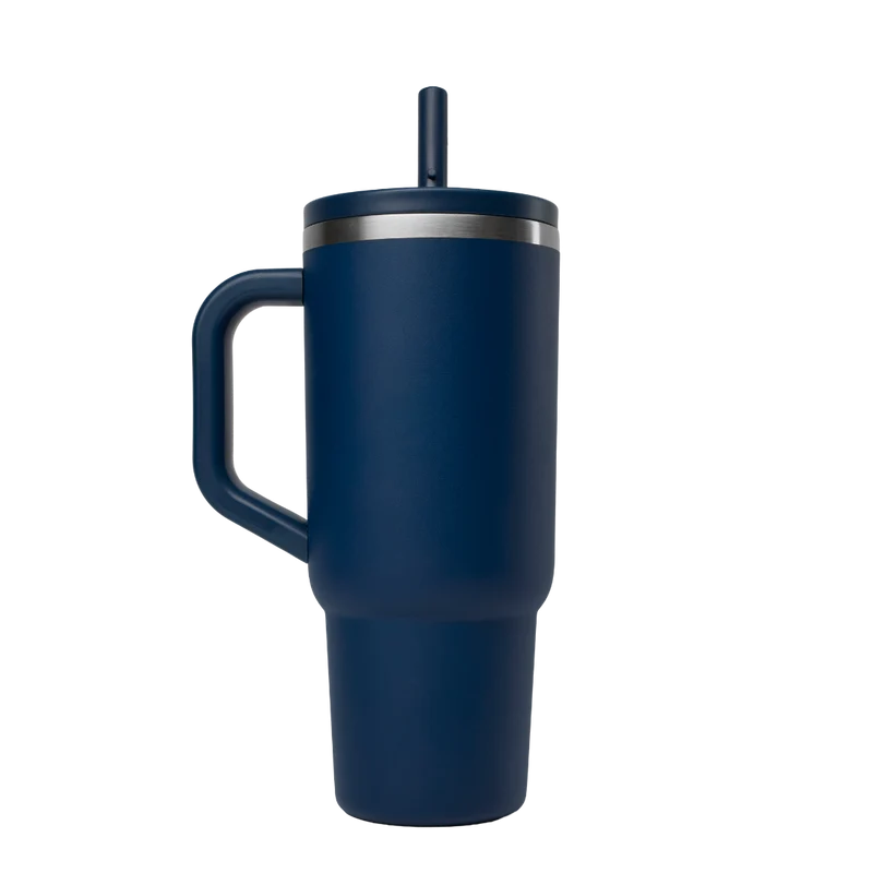Travel Cup isotherme bouchon étanche - Matt Bleu Nuit