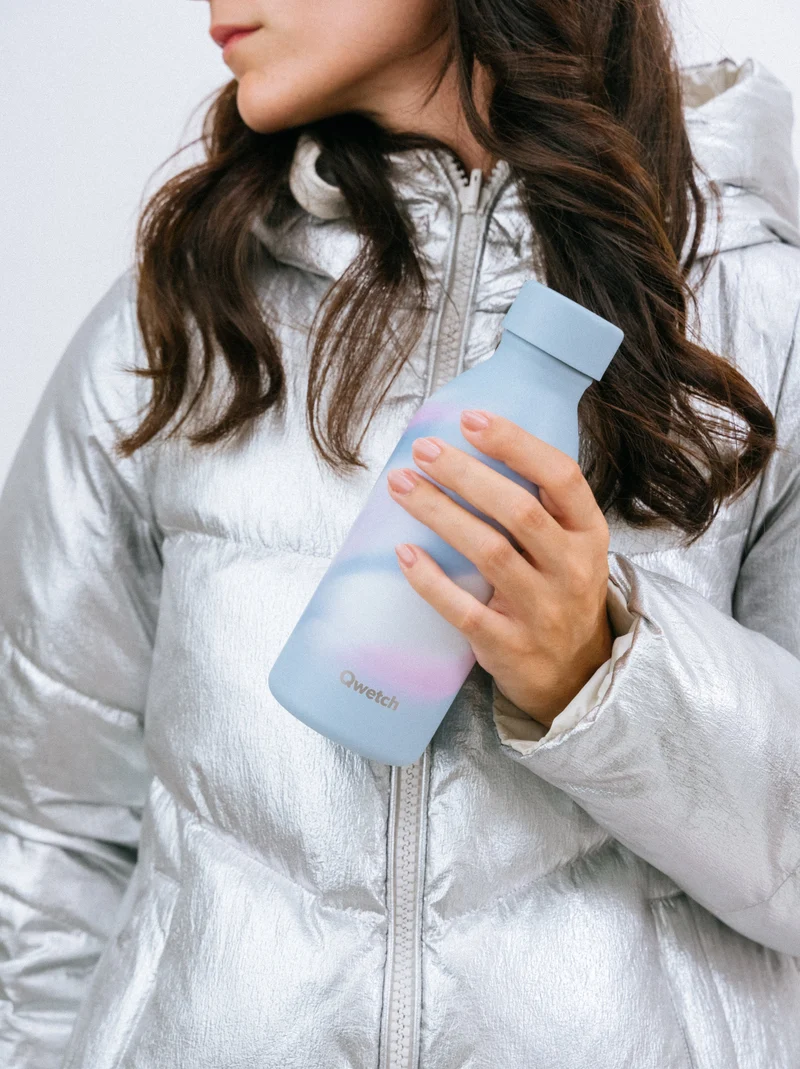 Bouteille isotherme - Icon Aura Pastel Bleu