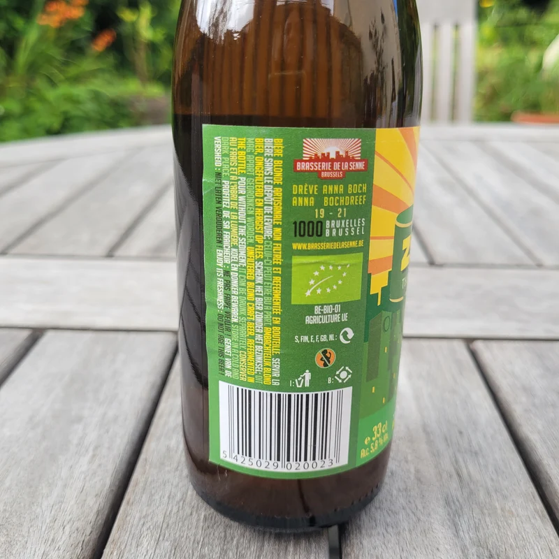 Zinnebir - Brasserie de la Senne - 33cl