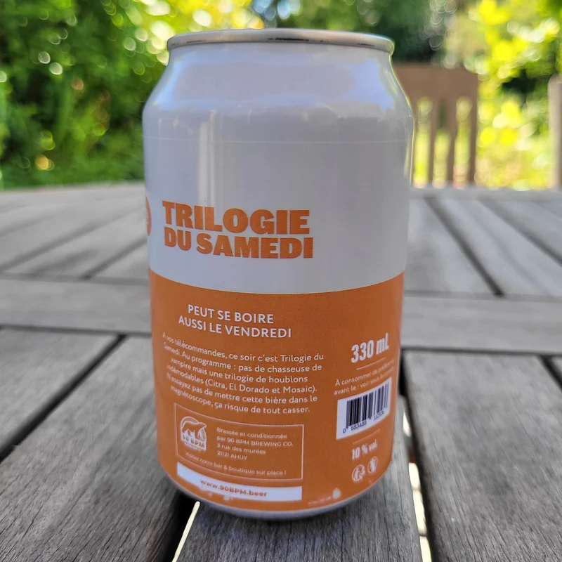 Trilogie du Samedi - 90 BPM - 33cl