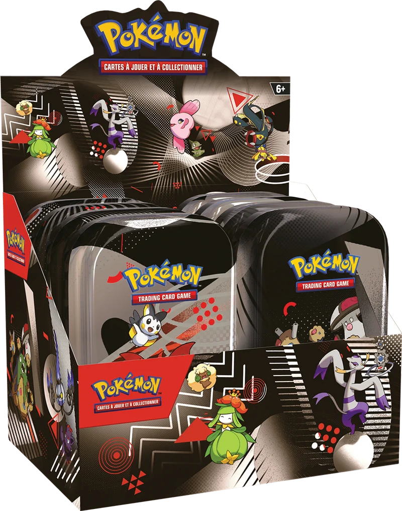 Display de Mini Tins - EV10.5 - Flamme blanche & Foudre noir