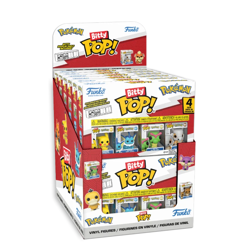 Bitty Pop - 4 Pokémon - Funko