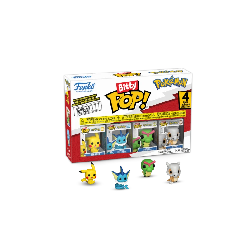 Bitty Pop - 4 Pokémon - Funko