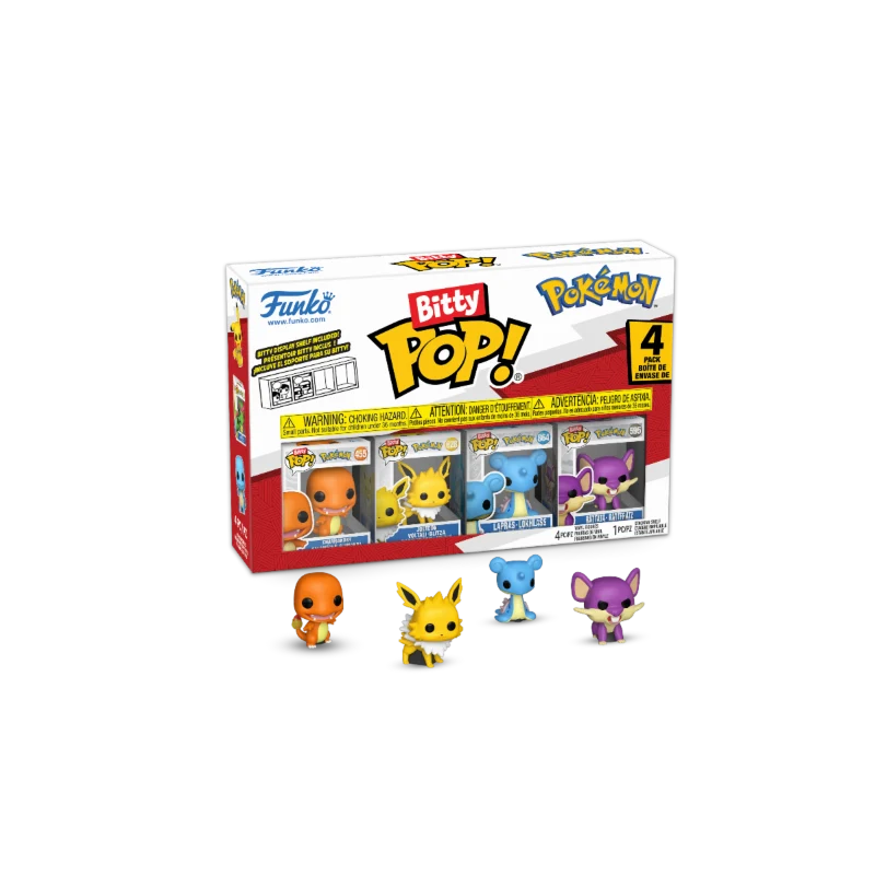 Bitty Pop - 4 Pokémon - Funko
