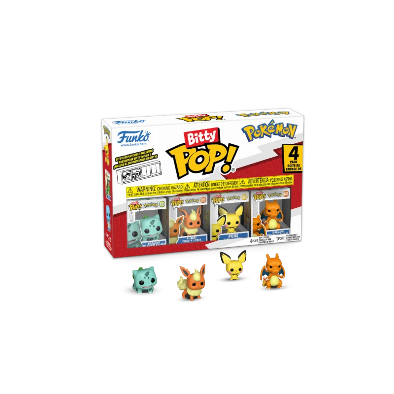Bitty Pop - 4 Pokémon - Funko