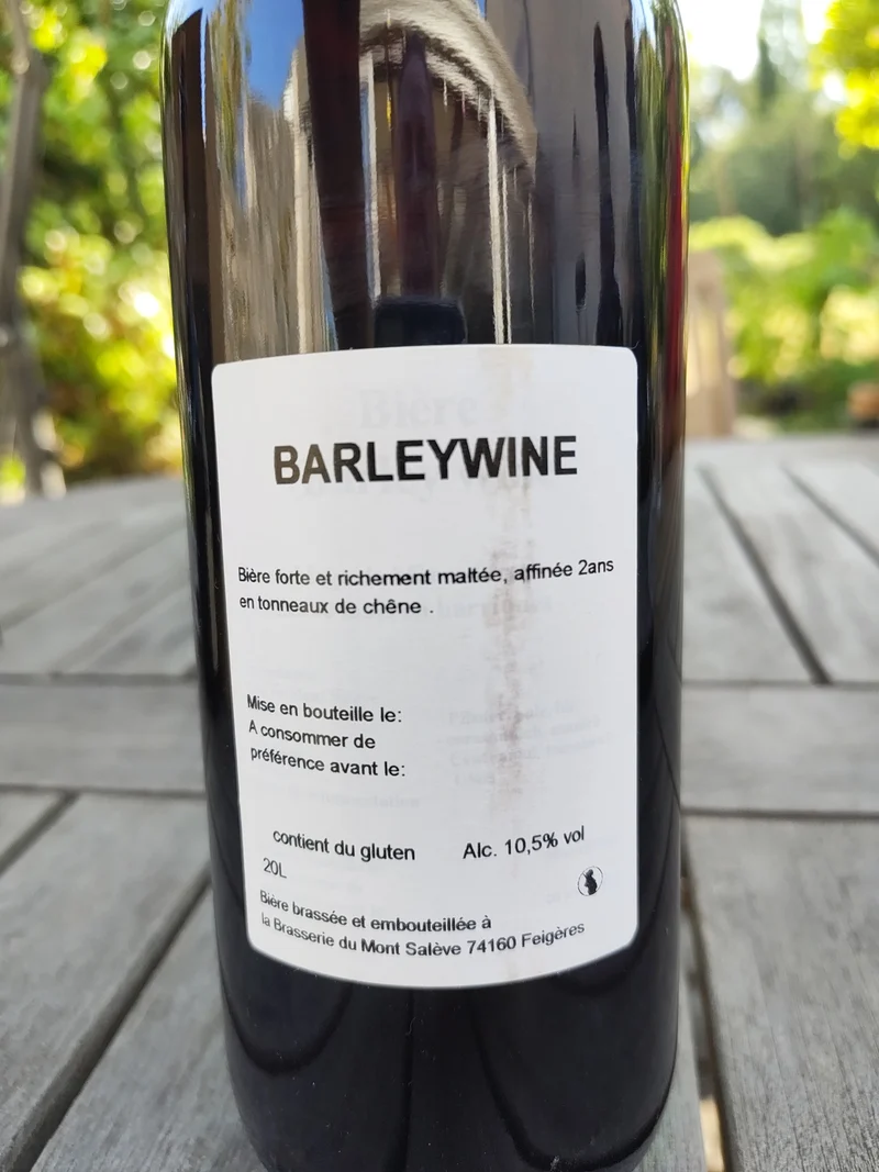Barley Wine Mont Salève 75cl