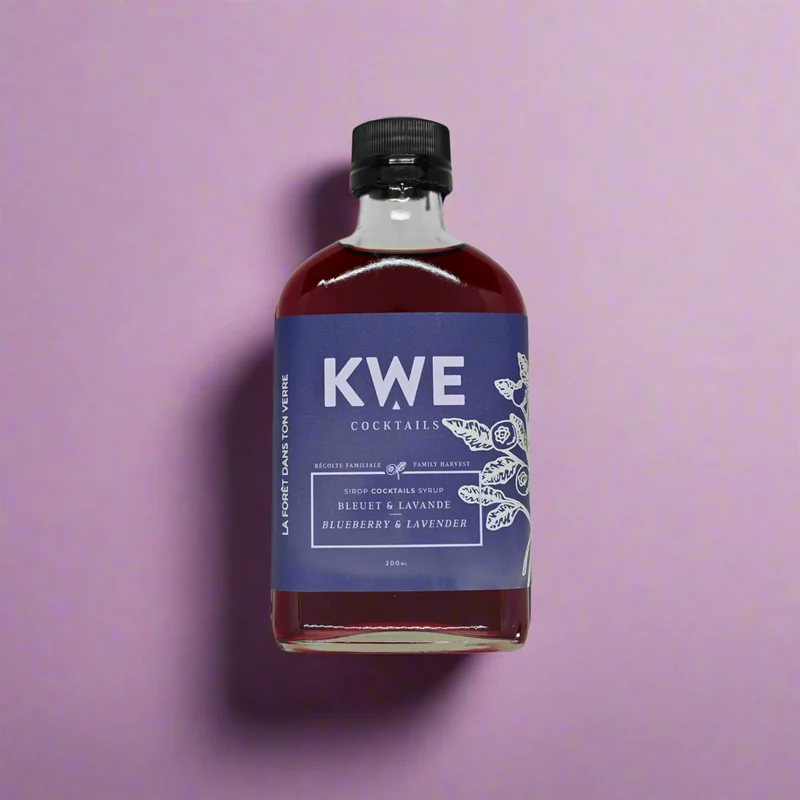 KWE - Sirop Bleuets Lavande