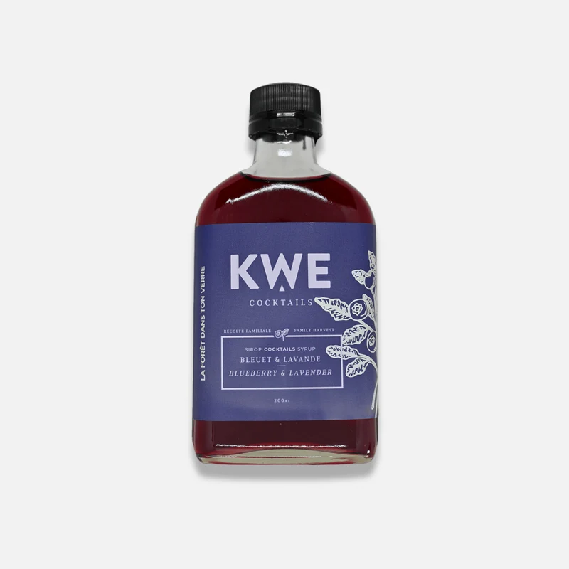KWE - Sirop Bleuets Lavande
