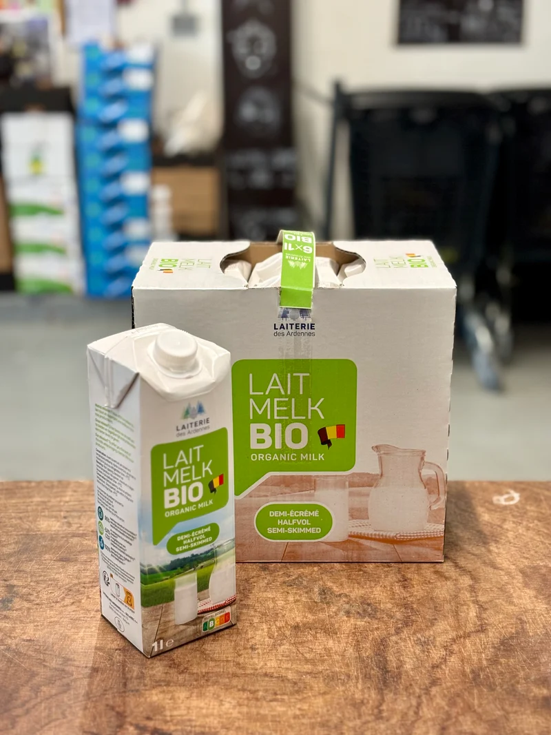Lait de Vache 1/2 Ecrémé 1L