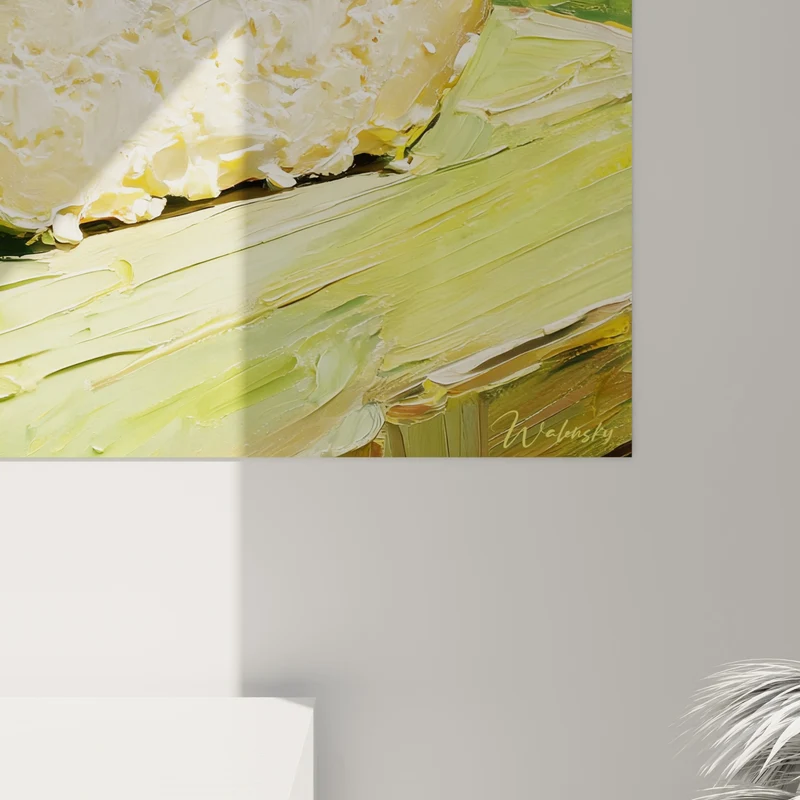 Tableau Meule de fromage vert et ivoire - Halte gourmande - Edition Fromage