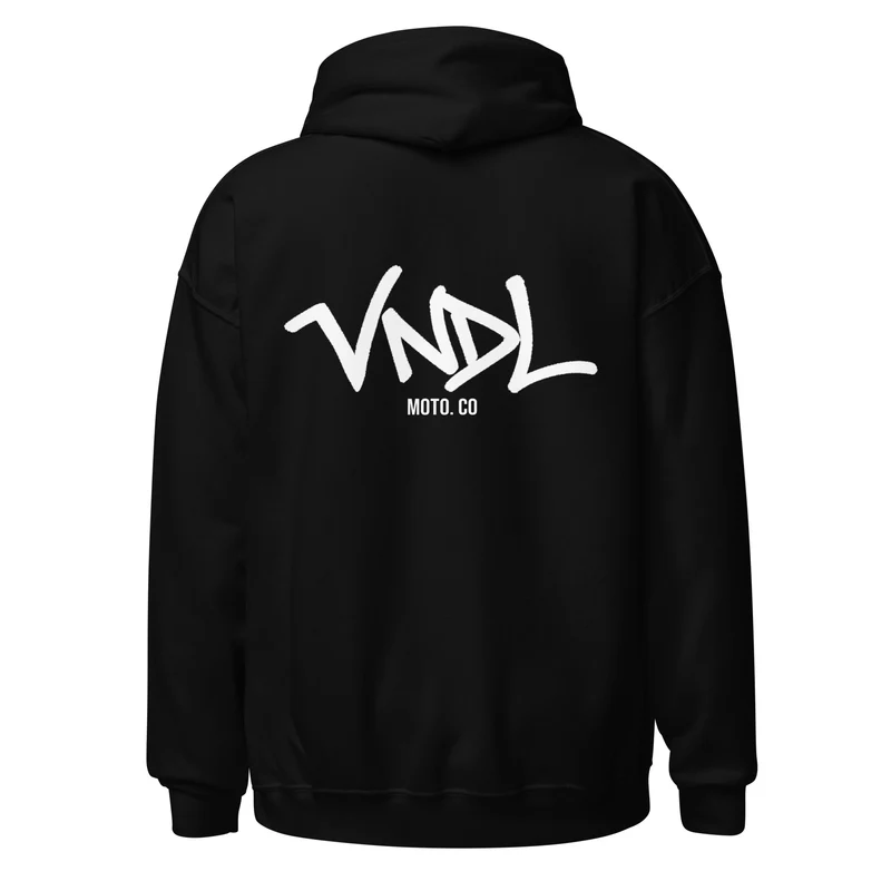 VNDL MOTO.CO/ BLACK HOODIE