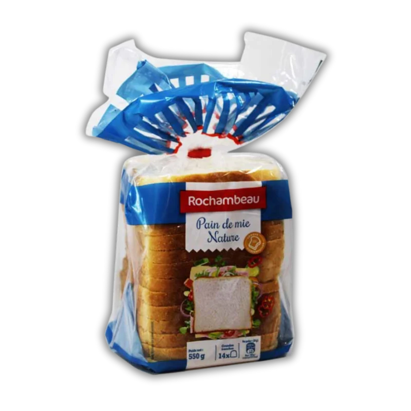 ROCHAMBEAU PAIN DE MIE NATURE 550G