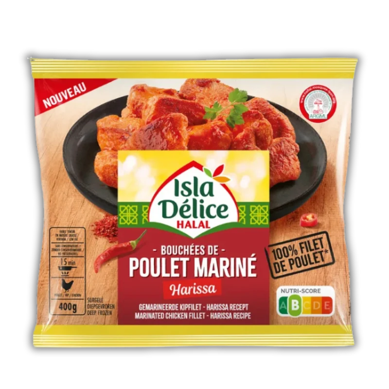 ID BOUCHEES POULET HARISSA 400G