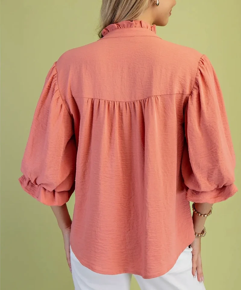 Coral Breeze Blouse